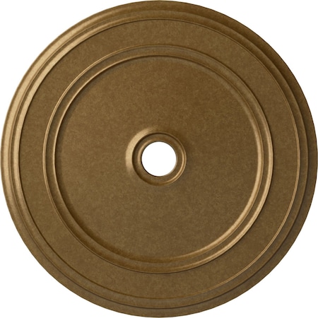 Classic Ceiling Medallion (Fits Canopies up to 5 1/2"), 41 1/8"OD x 4"ID x 2 1/8"P, Pale Gold